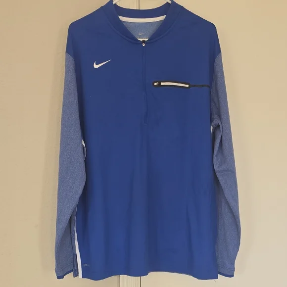 Nike Royal Blue Long Sleeve Top - Picture 1 of 3